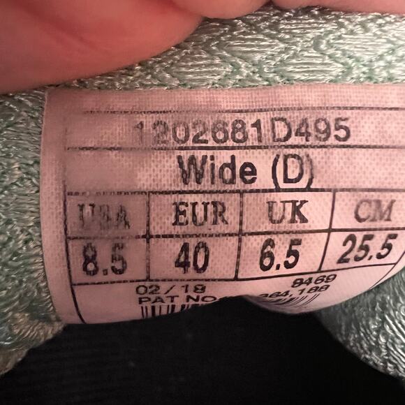 Brooks Adrenaline GTS 18 1202681D495 Blue Teal Running Shoes Size 8.5 - Picture 7 of 8